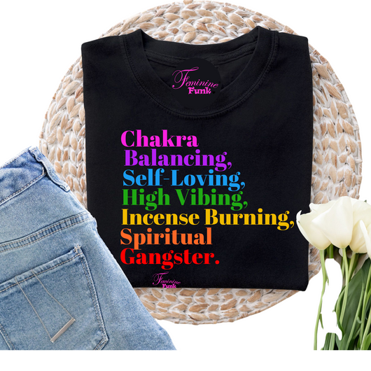 SPIRITUAL GANGSTER  CHAKRA COLORS (PRE-ORDER)